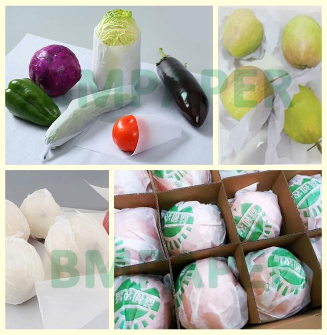 40gsm 50gsm Waterproof White Fruit Wrapping Paper 50 x 70cm Eco Friendly 40gsm 50gsm Waterproof White Fruit Wrapping Paper 50 x 70cm Eco Friendly