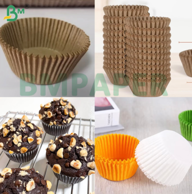 40g 45g Food Safety Non-Toxic Coffee Cupcake Wrapper Paper For Cookie Paper Chocolate Packaging 40g 45g Food Safety Non-Toxic Coffee Cupcake Wrapper Paper For Cookie Paper Chocolate Packaging