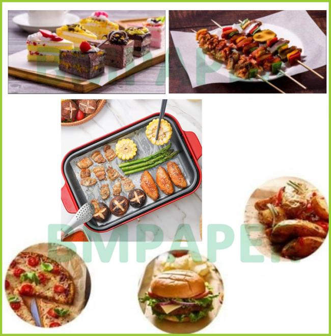 40gsm 60gsm White Oil Proof Paper For Fast Food Packaging Kit 7 25 x 35 cm 40gsm 60gsm White Oil Proof Paper For Fast Food Packaging Kit 7 25 x 35 cm