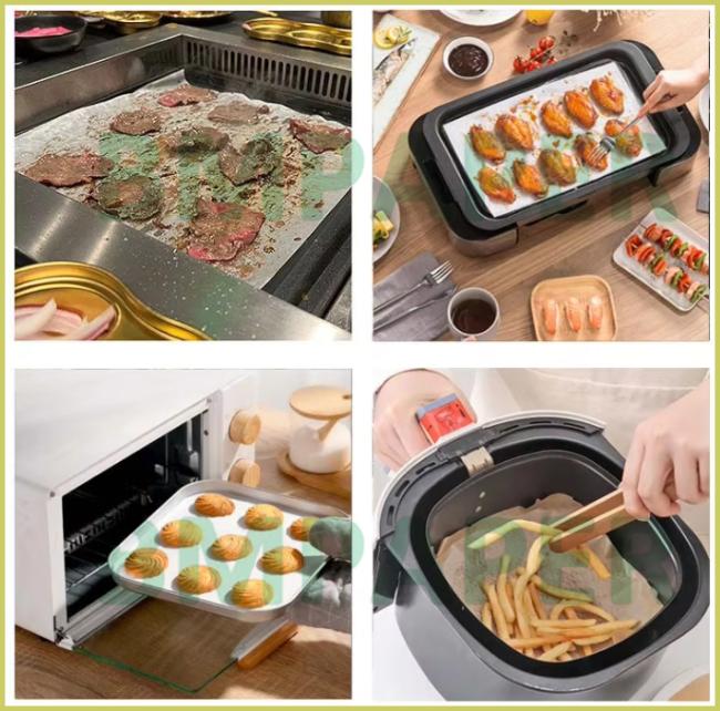 40g White Silicone Parchment Air Fryer Baking Paper Heat - Resistant 70 x 100cm 40g White Silicone Parchment Air Fryer Baking Paper Heat - Resistant 70 x 100cm
