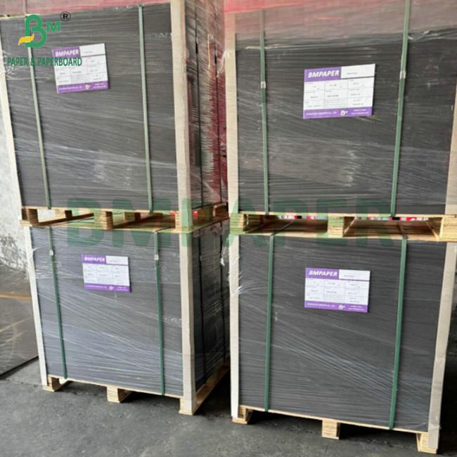 Wood Pulp 70gsm 75gsm Black Kraft Paper For Cosmetic Packaging Wood Pulp 70gsm 75gsm Black Kraft Paper For Cosmetic Packaging