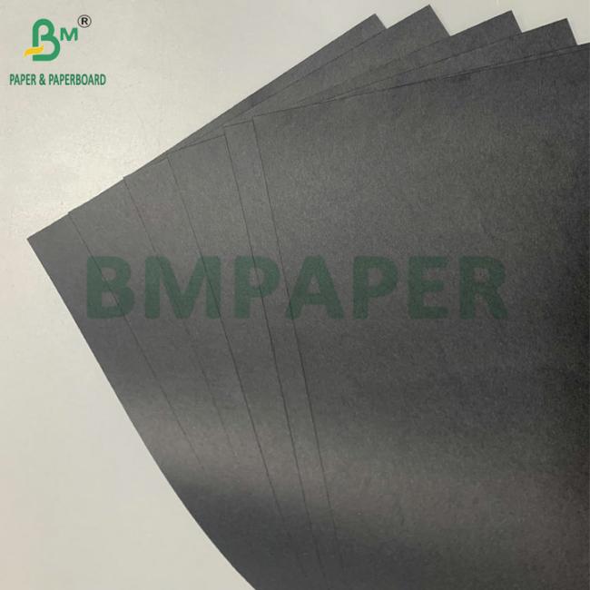 Wood Pulp 70gsm 75gsm Black Kraft Paper For Cosmetic Packaging Wood Pulp 70gsm 75gsm Black Kraft Paper For Cosmetic Packaging