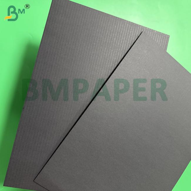 440gsm Premium Black E Flute Board Both Sides Matte Uncoated Finish 440gsm Premium Black E Flute Board Both Sides Matte Uncoated Finish