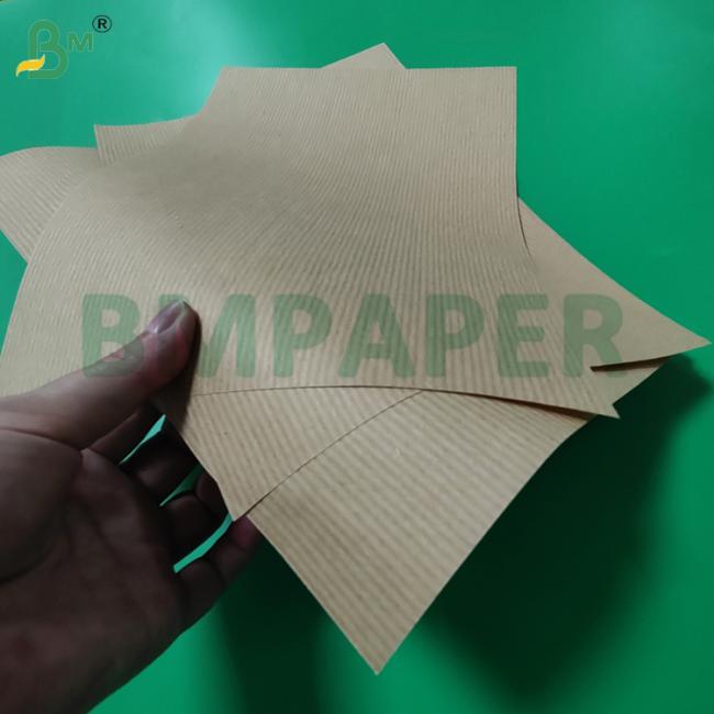 50g 60g 100% Virgin Ribbed Brown Kraft Paper For Flower Packing 60cm High Strength 50g 60g 100% Virgin Ribbed Brown Kraft Paper For Flower Packing 60cm High Strength