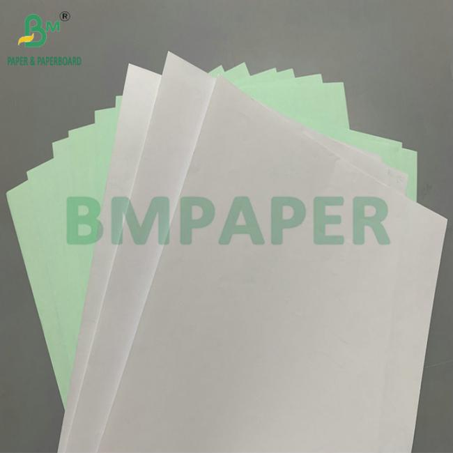 Green 56gsm 75gsm Blank Carbonless Paper Black Image For Receipt Books Green 56gsm 75gsm Blank Carbonless Paper Black Image For Receipt Books