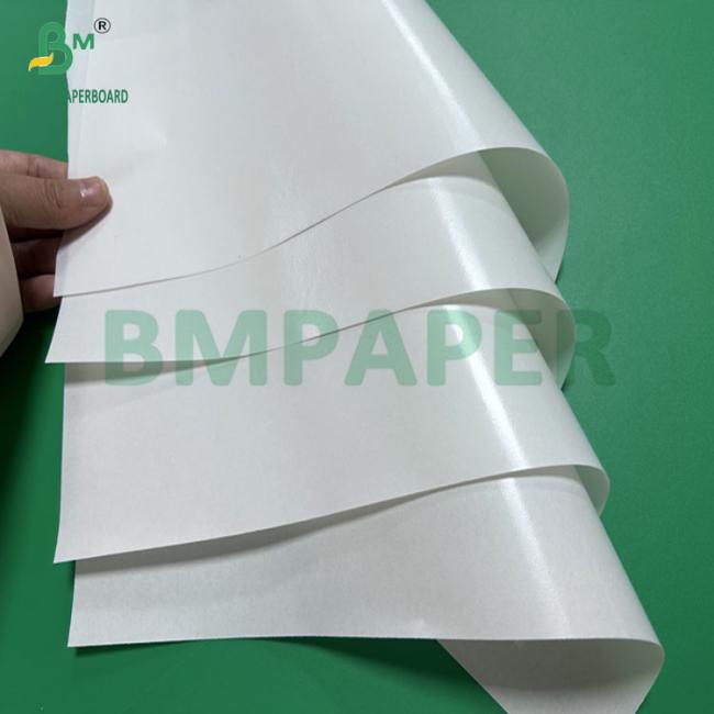 40gsm +15PE White Grease Proof PE Coated Paper For Food Package 70cm 80cm 40gsm +15PE White Grease Proof PE Coated Paper For Food Package 70cm 80cm