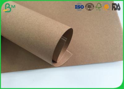 China Grade AAA Kraft Brown Paper Roll , Test Liner Paper For Making Corrugated Box for sale