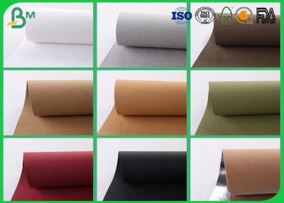 China Colorful Washable Kraft Paper Fabric , 150CM Reinforced Kraft Paper For Present Box for sale