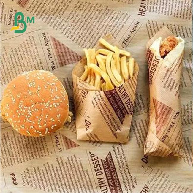 No Pollution Food grade Brown Kraft paper for Food Wrapping Paper No Pollution Food grade Brown Kraft paper for Food Wrapping Paper