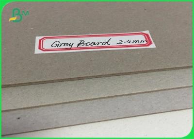 China Compressed Wrapping Grey Board Paper 2.4mm Thickness Book Cover Sheets for sale