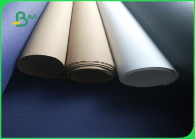China 0.55mm Durable Washable Fabric Kraft Liner Paper in White & Brown Color for sale