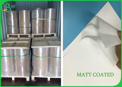 China 115G 128G 150G Matte Coated Paper , Couche Matt Paper with Dimension 70 * 100cm for sale