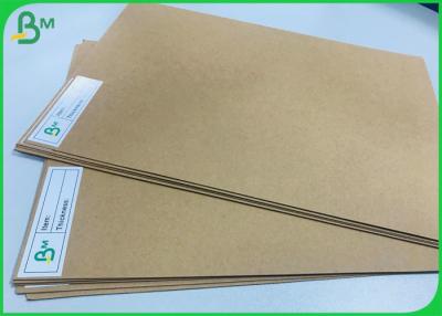 China 200g - 400g Unbleached Kraft Board Natural Brown Craft Street Food Package Paper for sale