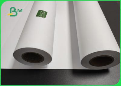China 40gsm 80gsm White CAD Marker Paper For Garment Factory Moistureproof for sale