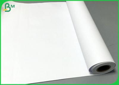 China White Rollo Garment Cutting Plotter Paper 50gsm 60gsm With 160cm / 180cm Width for sale