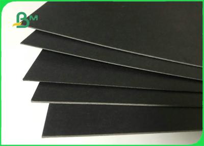 China 250gsm 300gsm High Stiffness Black Cardboard For Business Cards for sale