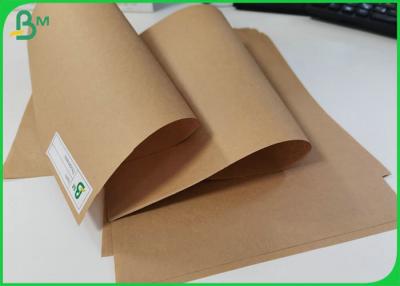 China Rollo marrón aprobado por la FDA de papel fuerte del papel del arte de Kraft de saco de la comida de 80gsm 100gsm en venta