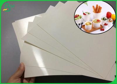 China 1 prenda impermeable lateral la alta blancura PE de 240gsm + de 15gr PE cubrió el papel para el cuenco de papel en venta