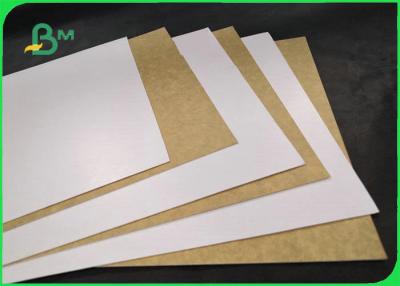 China FDA 250g One Side White Coated Duplex Board With Kraft Back 748 * 528mm for sale