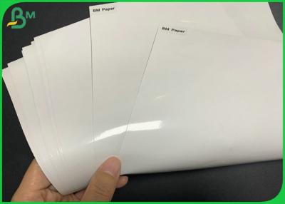 China 80gsm 700mm x 1000mm Chrome Coated Paper For Glossy Labels for sale