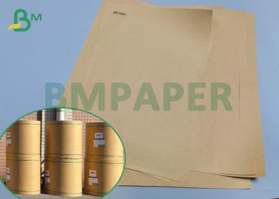 China Jumbo Rolls 70gsm 90gsm Virgin Pulp Unbleached Semi Extensible Craft Paper for sale