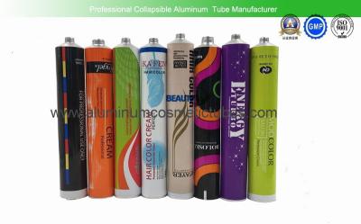 China Shoulder Lacquered Aluminum Tube Containers , Body Cream Empty Aluminum Tubes for sale