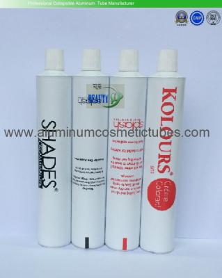 China Internal Coatings Lotion Tube Containers , 30ml 50ml Aluminum Tube Cosmetic Packaging for sale