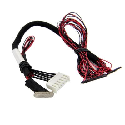China 2CH 8bits 30 Pin LVDS Custom Cable Assemblies For LCD Panel Display for sale