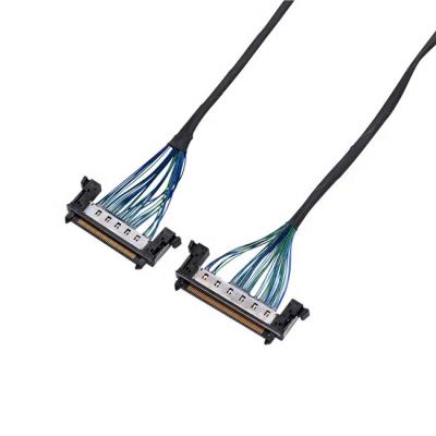 China LCD Notebook Computer Coaxial Cable Assembly Customized 20pin 30pin LVDS for sale