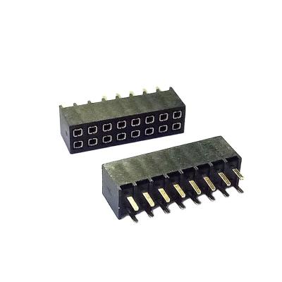 China Custom 2.54mm Pitch Double Row Box Header Connector For Data Transfer And Charging for sale