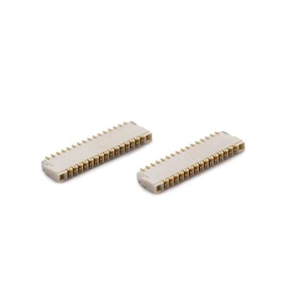 China SMT 0.3 Mm FPC Connector Front Flip Bottom Contact 9-71 Pin Flat Flex Connector for sale