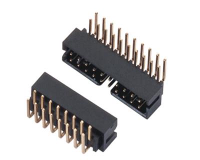 China 2.0mm Box Header Connector 90 Degree PA6T Wire To PCB Connector for sale