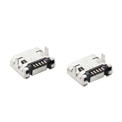 China 5 Pin DIP USB Micro B Connector 7.2mm Pitch Mini USB Female Connector for sale