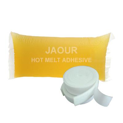 China Color amarillo claro adhesivo del derretimiento caliente termoplástico sólido de TPR en venta