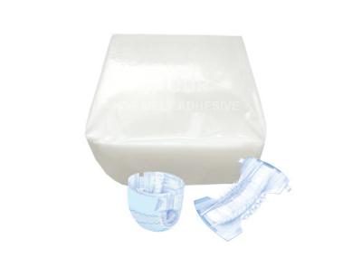China Rectangle Polyolefin Hot Melt Adhesive For Baby Diapers for sale