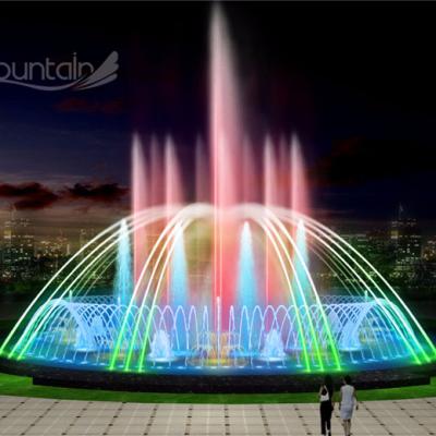 China RGB Underwater Light Musical Water Fountain musical signal control for sale