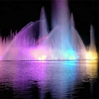 China Outdoor Musical Floating Fountain High Spray Garden Water Fountain for sale