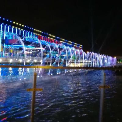 China Colorful Music Dancing Fountain Project With LED Lights Performance for sale