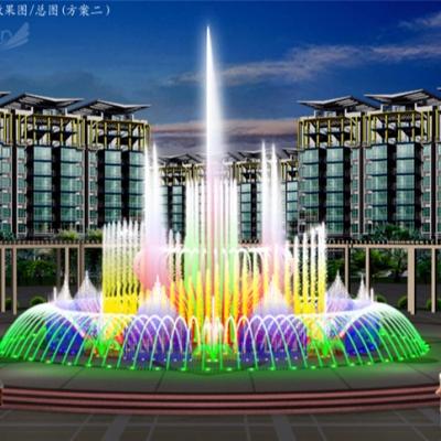 China Pond RGB Floating Fountain Outdoor Water Feature With Remote Control for sale