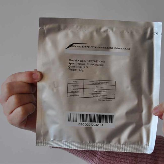 Best Selling CE Approved Cryotherapy Antifreeze Membrane to Protect Skin