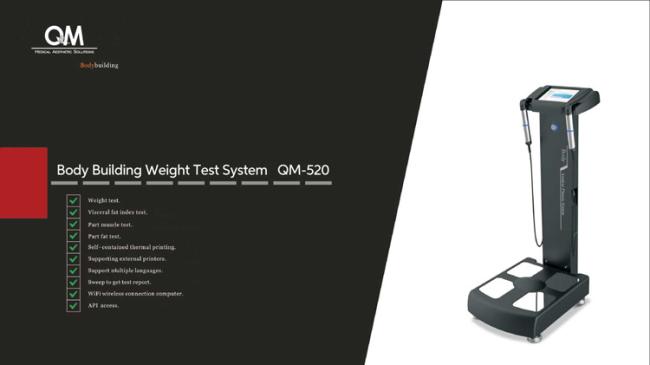 CE Cleared Mulch-Frequency Bio Electrical Impedance Body Analyzer