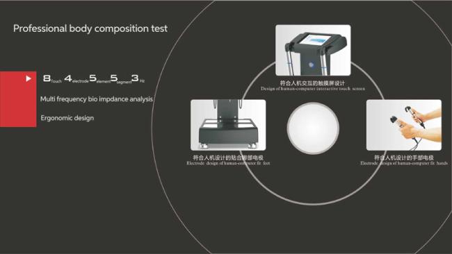 Newest Arrival Clinical Analytical Instruments Body Boody Analysis Scale Body Fat Muscle Analyzer Machine
