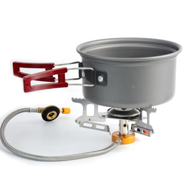 Wholesale Outdoor Portable Folding Aluminum Camping Cookware Set