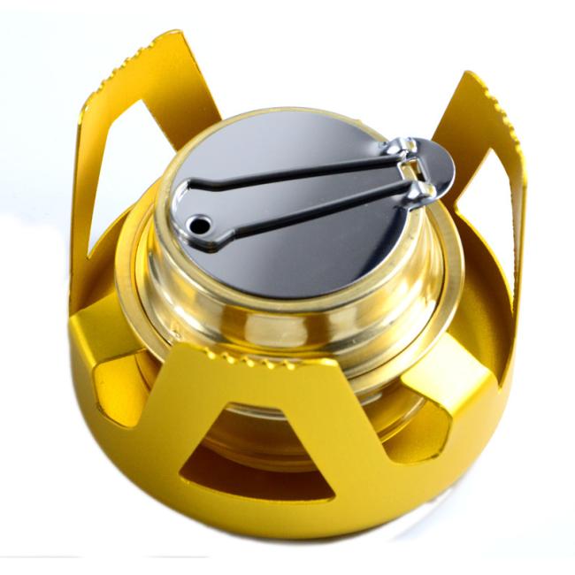 Outdoor Aluminum Portable Cooking Mini Spirit Burner Camping Picnic Alcohol Stove