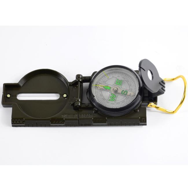 Multifunction Waterproof Mini Folding Compass Outdoor Camping Survival Metal Compass