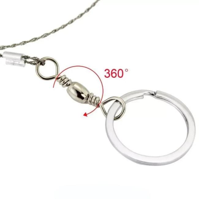 Outdoor Camping Pocket Wire Saw Stainless Emergency Survival Hand Saw
