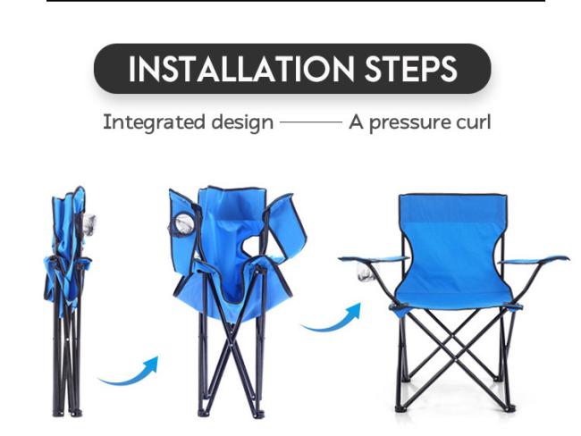 Wholesale Lightweight Folding Picnic Fishing Chair Beach Camping Chair for Outdoor