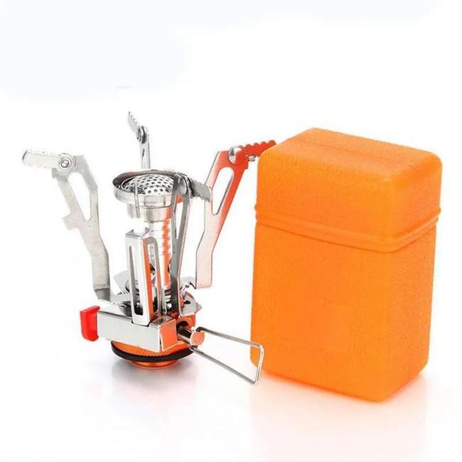 Outdoor Camping Gas Oline Stove Portable Folding Mini Gas Burner