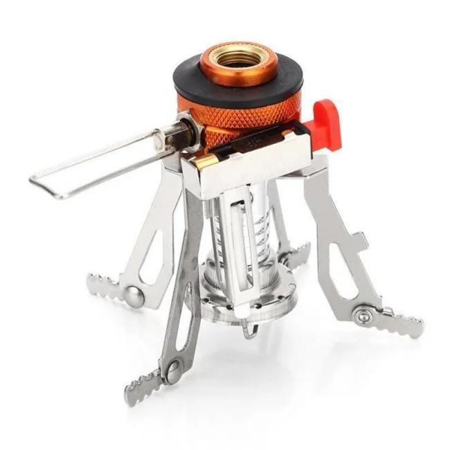 Outdoor Camping Gas Oline Stove Portable Folding Mini Gas Burner
