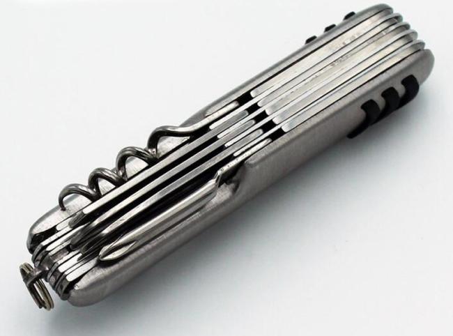 Portable Mini Multifunction Swiss Knife Camping Survival Folding Knife